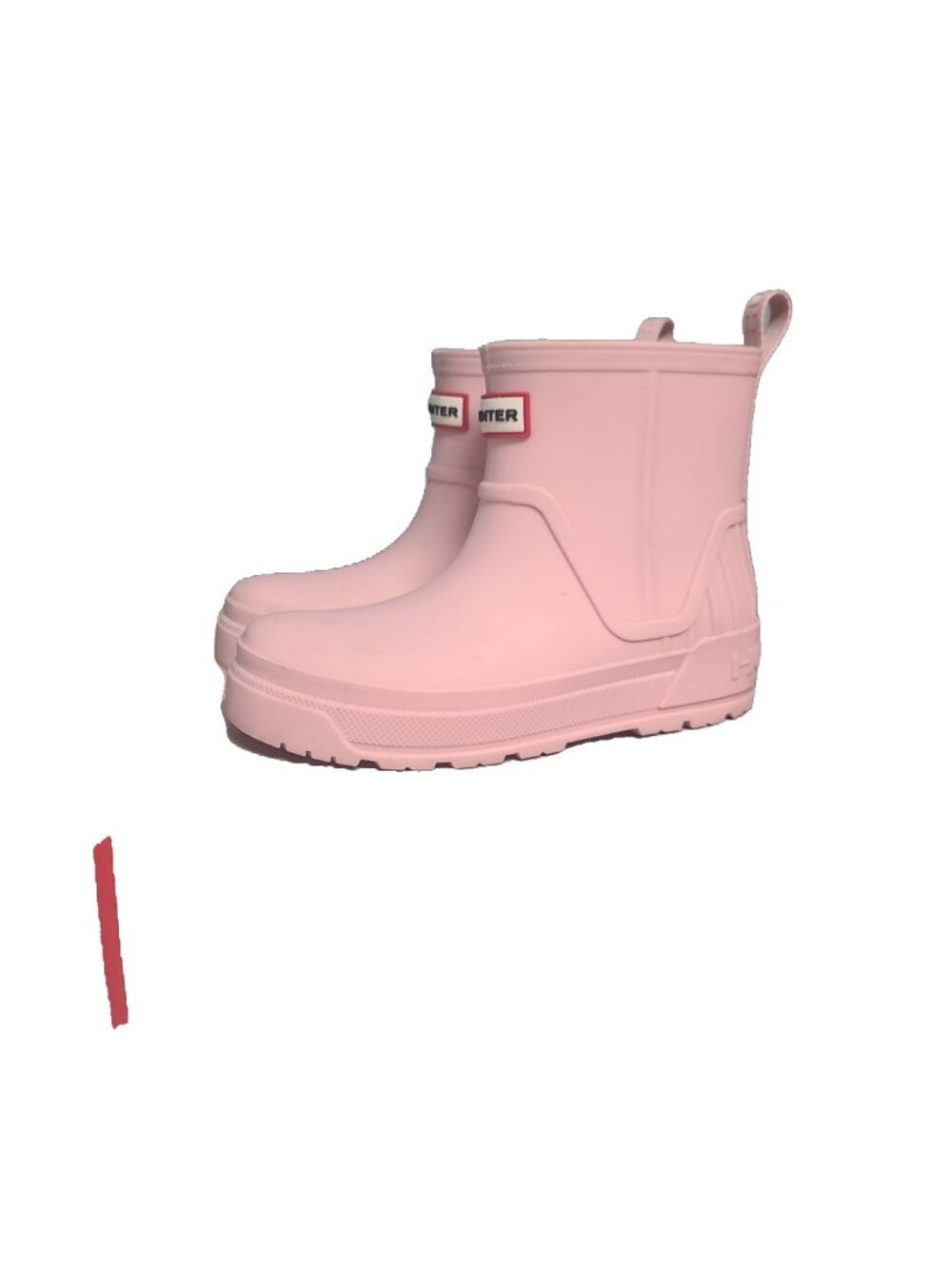 Hunter Kids' Grace Rain Boots Size 4 Light Pink EUC